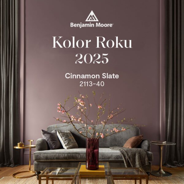 Benjamin Moore COTY25 LaunchImage 1080x1080 PL - Pełna obsługa inwestycji - wszystko pod jednym dachem! Trendy w wykończeniach wnętrz na rok 2025