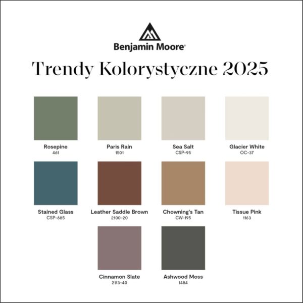paleta kolorów 2025