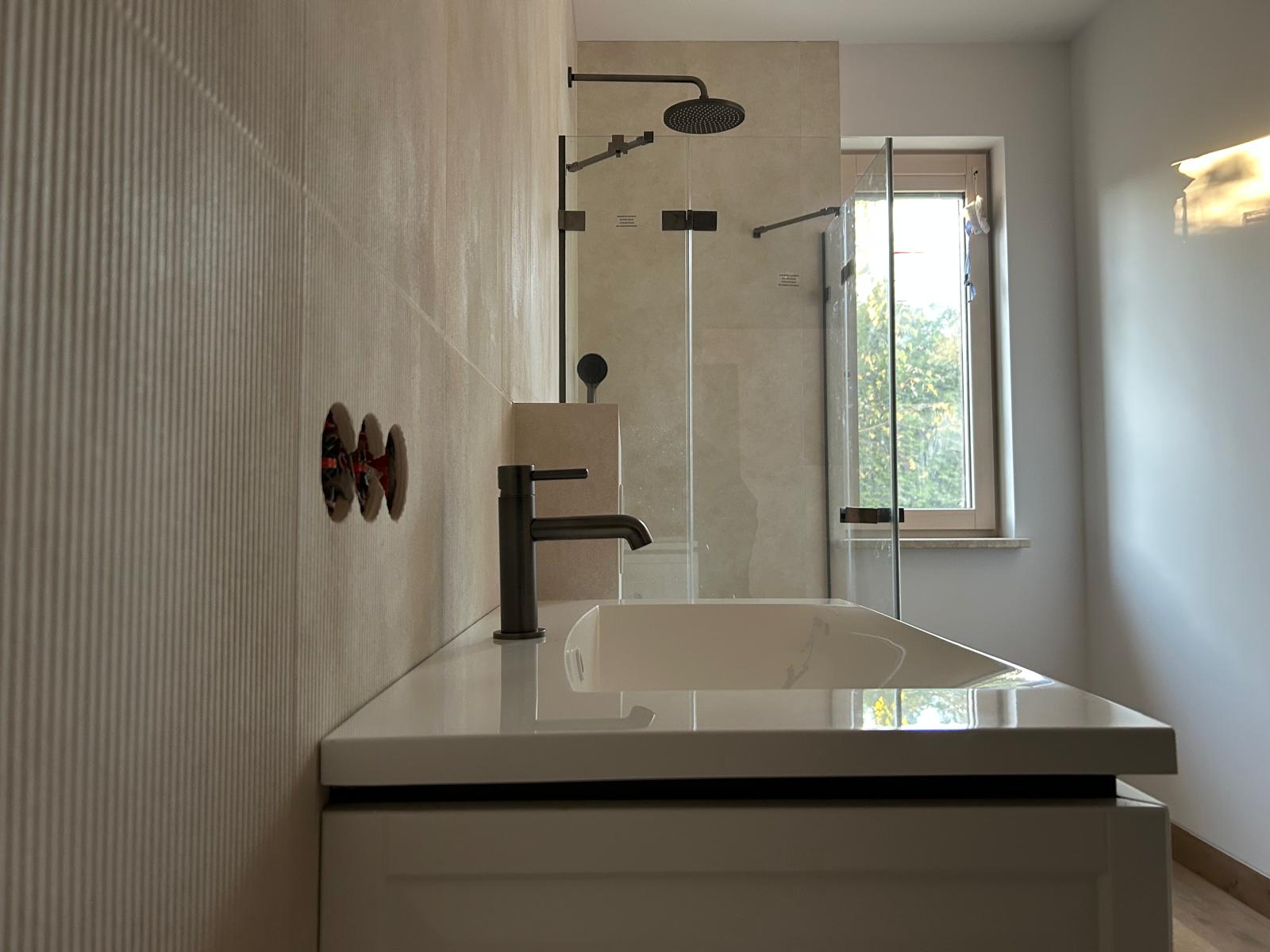 detal, łazienka, umywalka